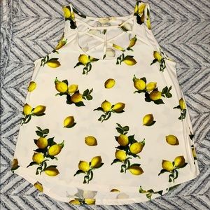 Lemon tank top